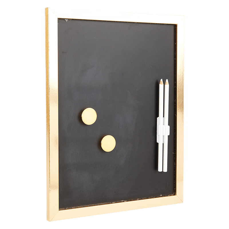 Gold Rimmed Chalkboard Set