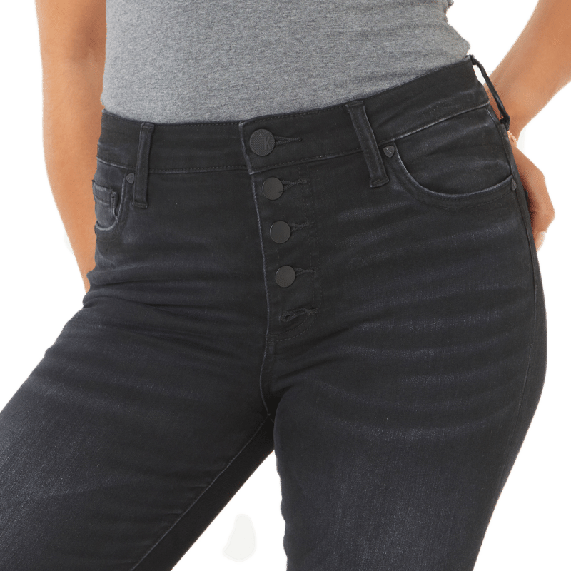 Mia High Rise Skinny Button Fly 0-18