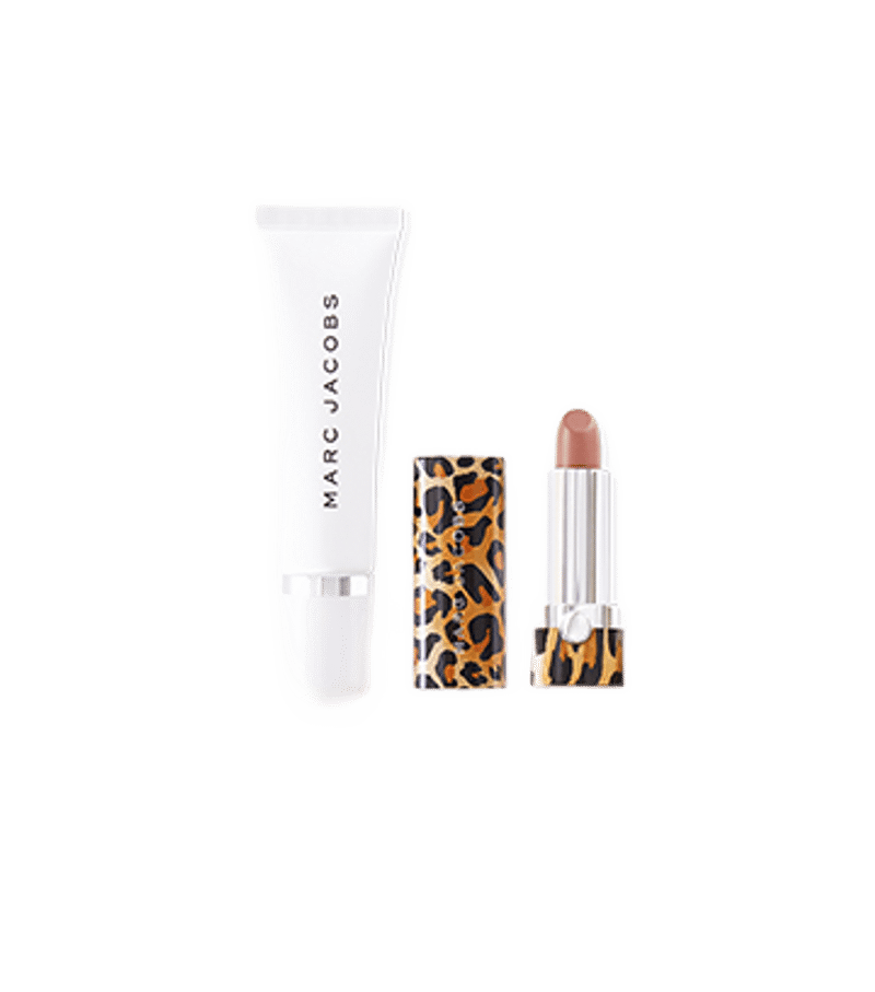Leopard Le Marc Lipstick in “Just Peachy” +  Blurring Coconut Face Primer