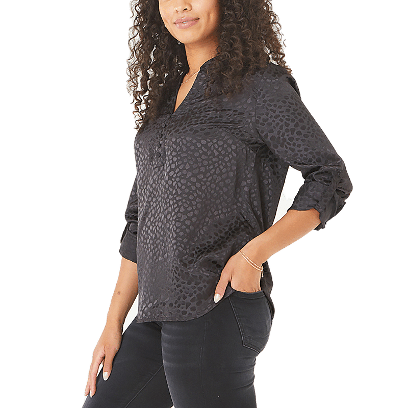 Half Pocket Blouse XS-XL