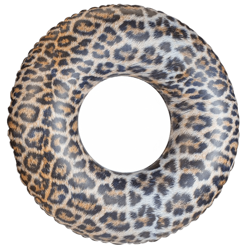 Leopard Deluxe Inflatable Pool Raft & Tube