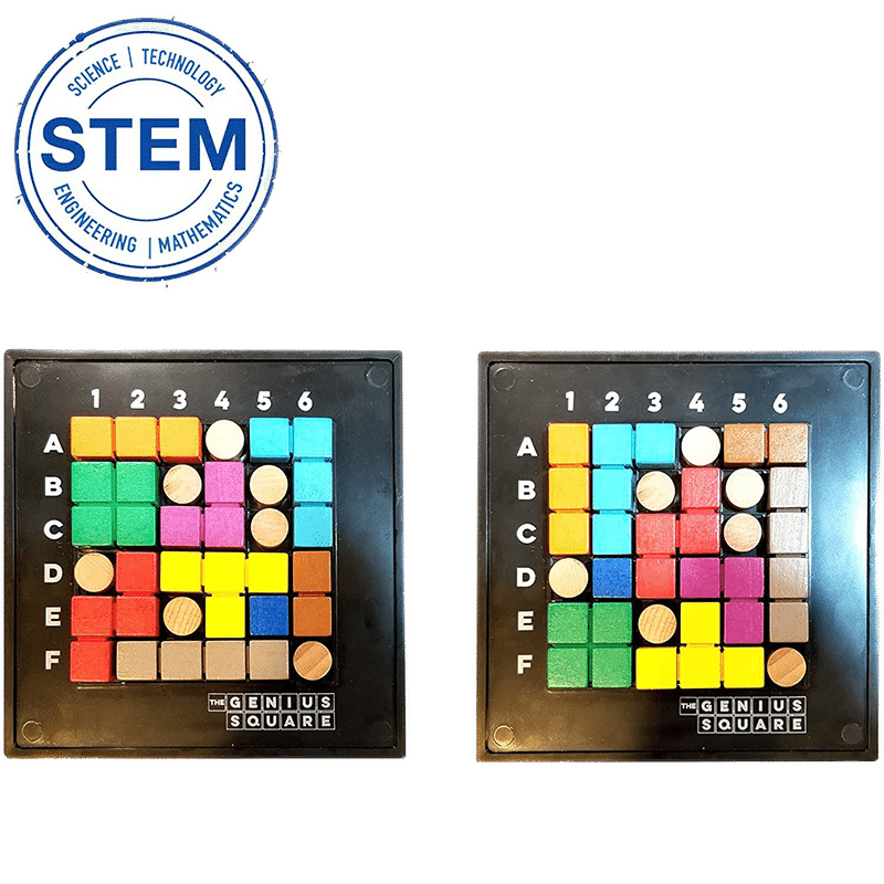 "The Genius Square" Puzzle Game (2 pack)