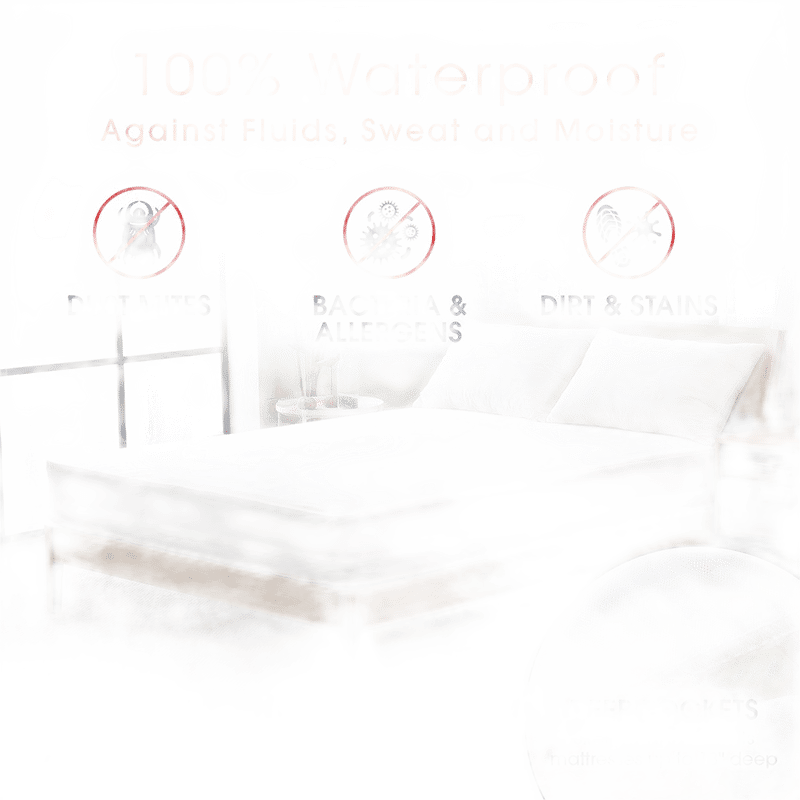 Knitted Fabric Waterproof Mattress Protector
