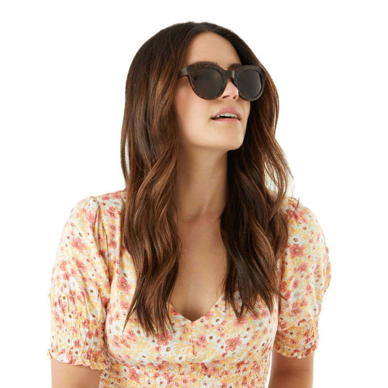 Florentin Matte Blonde Tortoise Sunglasses