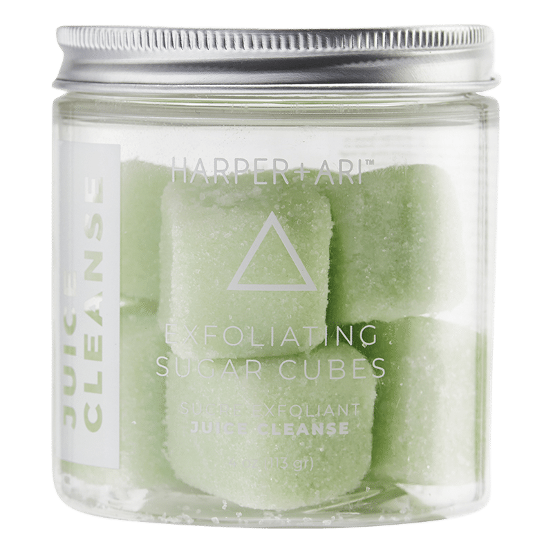Exfoliating Sugar Cubes in Juice Cleanse