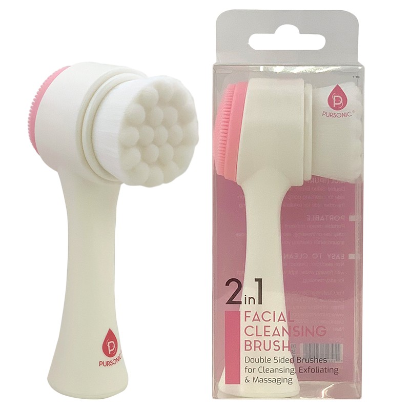 Dual Sided Facial Cleansing Brush (2 Pack)
