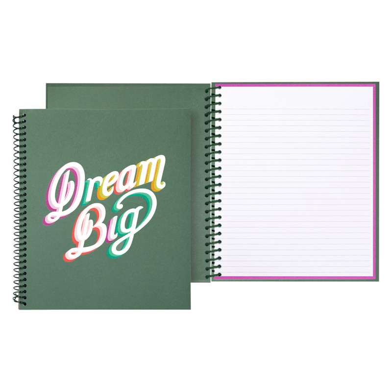 Large Spiral Notebook, Dream Big
