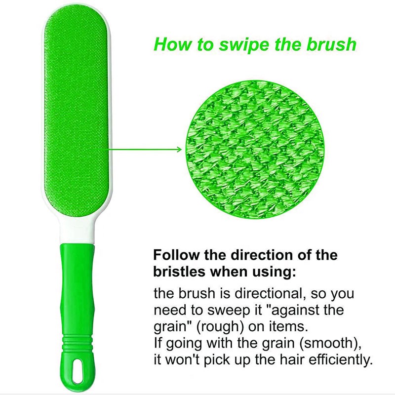 Pet Hair Lint Brush with Self Cleaning Base