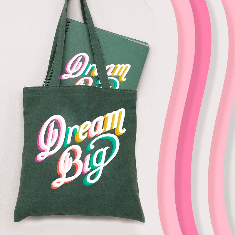 Large Spiral Notebook, Dream Big