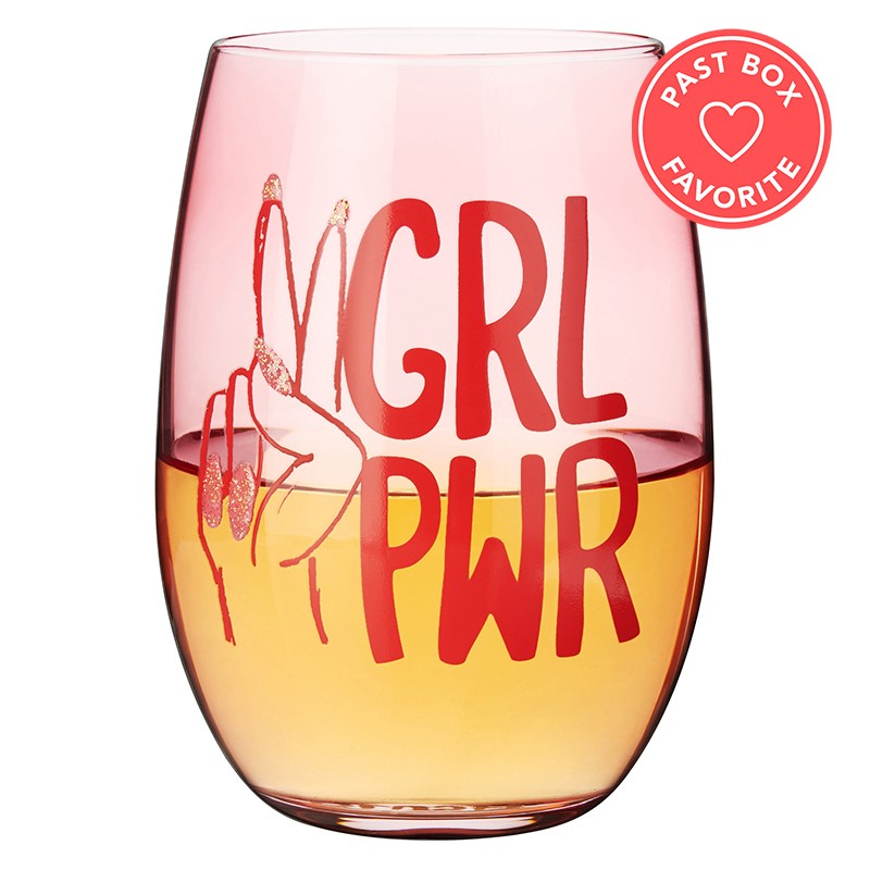 GRL PWR Stemless Wine Glass