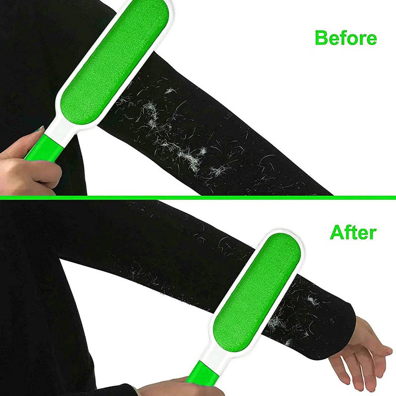Pet Hair Lint Brush with Self Cleaning Base
