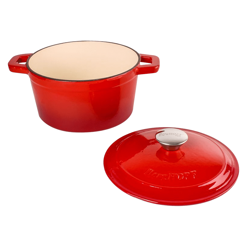 3 Quart Cast Iron Round Covered Dutch Oven