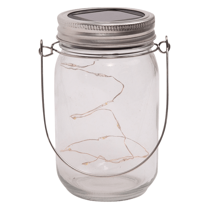 Solar Powered LED Hanging Mason Jar
