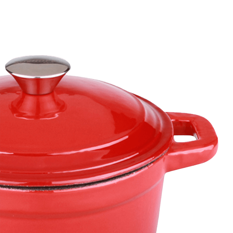 3 Quart Cast Iron Round Covered Dutch Oven