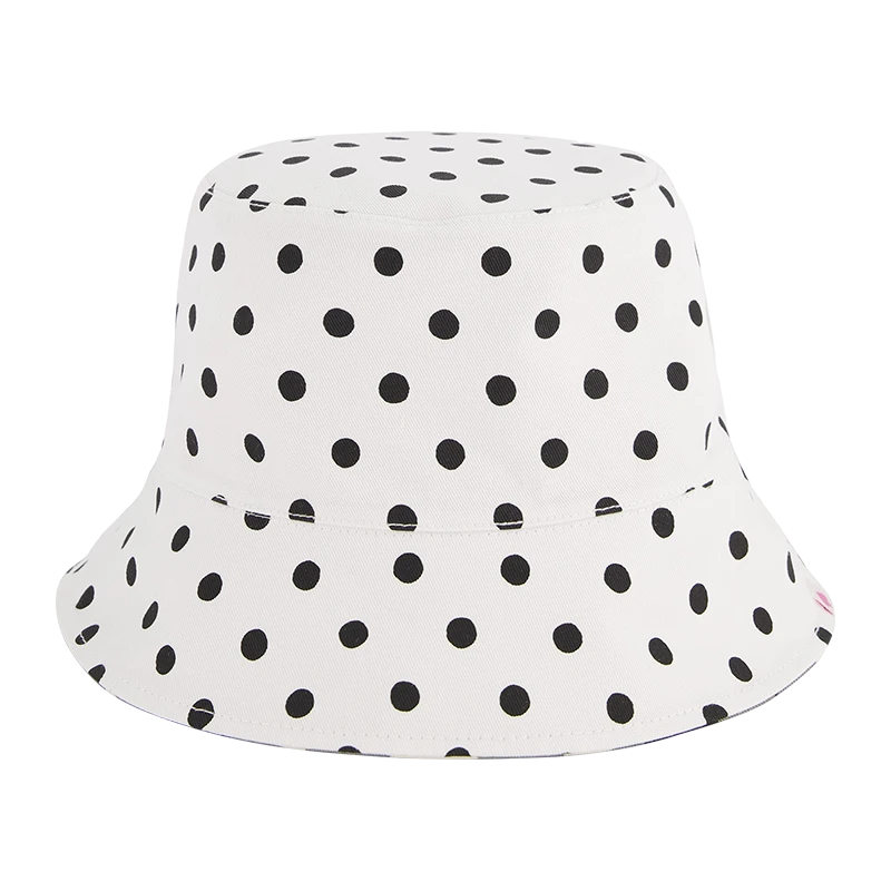 Gingham Sunshine Dot Reversible Bucket Hat by Kate Spade