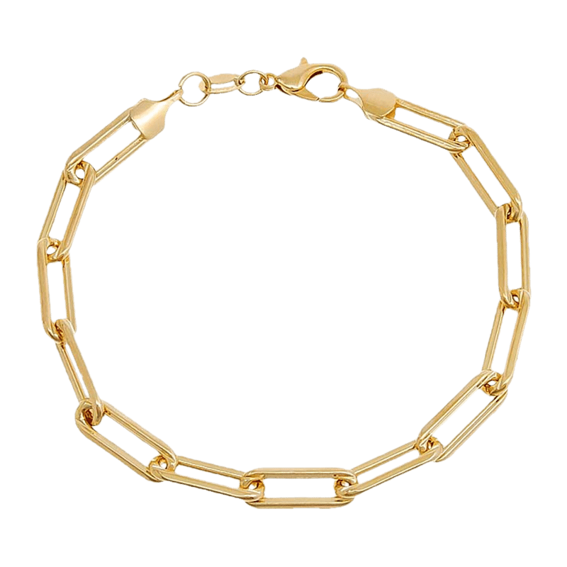 Large Paperclip Link Bracelet