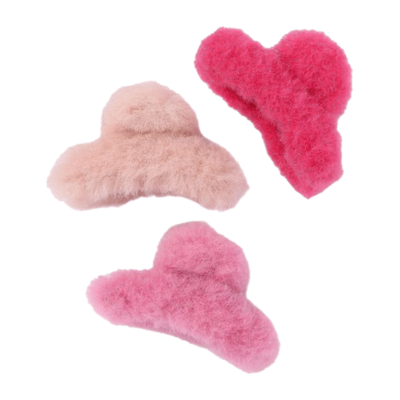 Set of Three Fluffy Claws