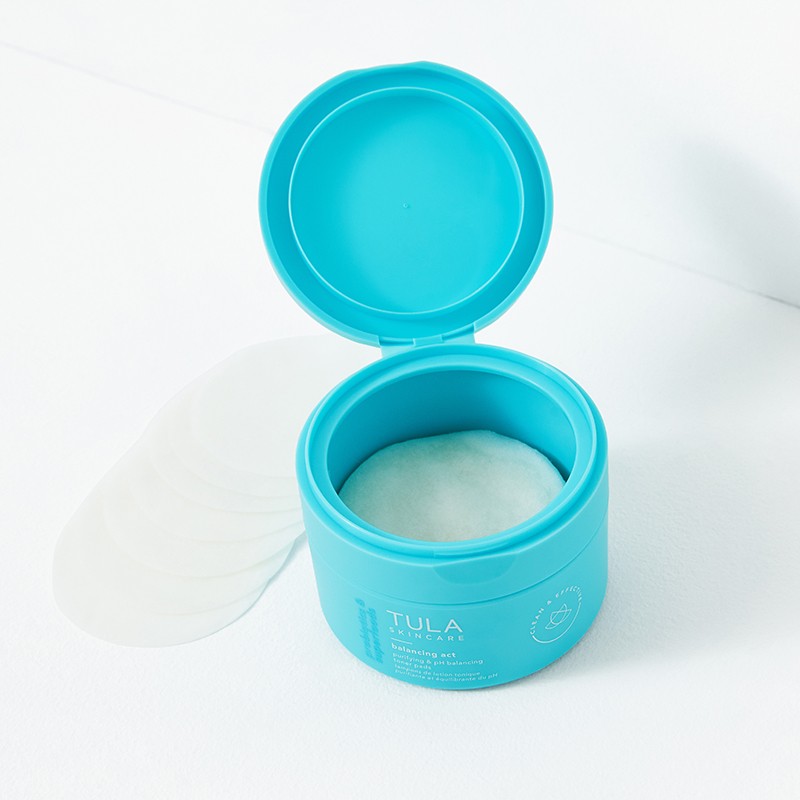 purifying & pH balancing biodegradable toner pads