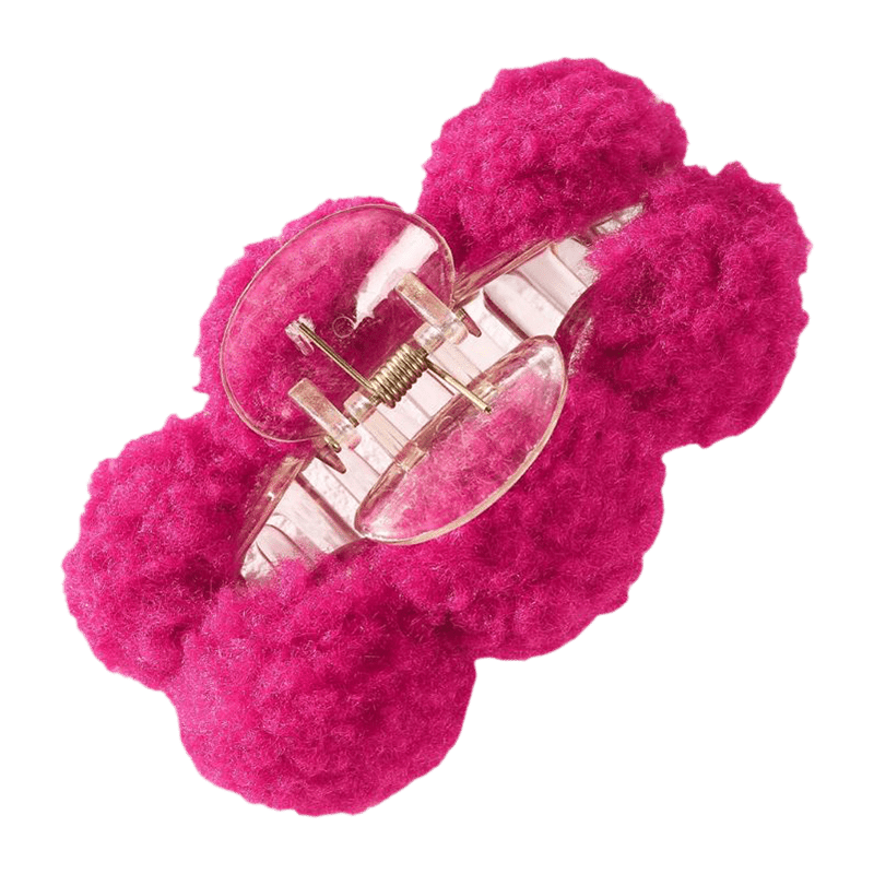 Pom Pom Hair Claw