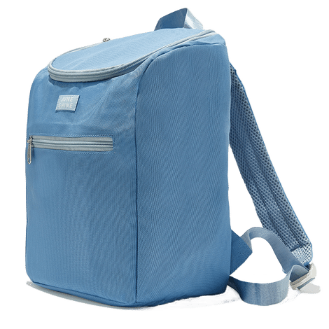 Juneshine cooler backpack in marine blue, EUC June Shine Insulated Cooler Backpack In Marine Blue New with  main image 2