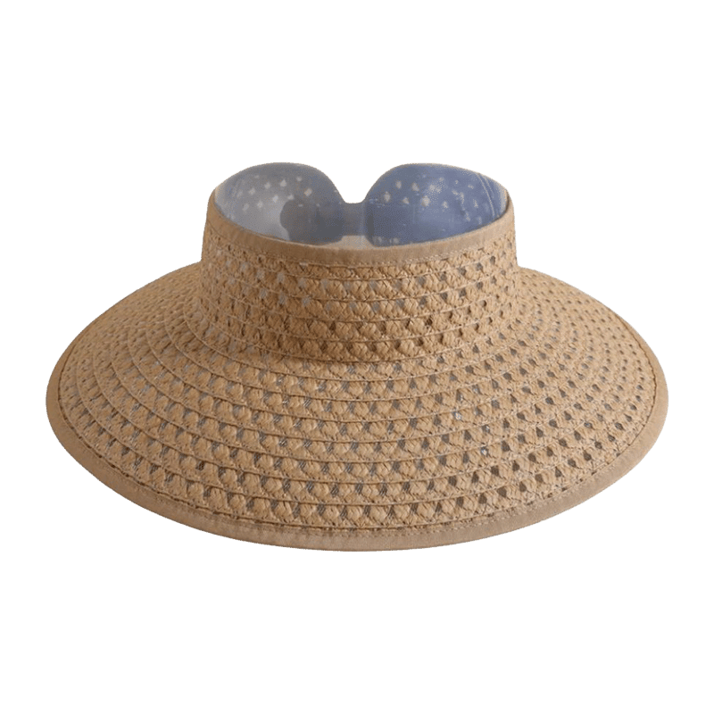 Hollow Out Straw Visor Hat