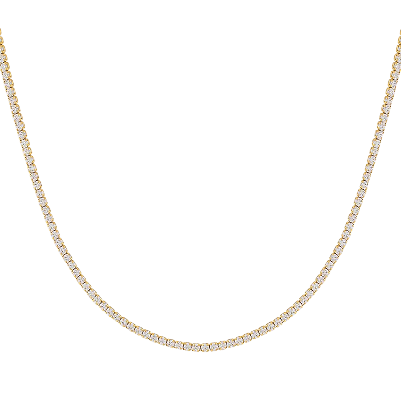 Classic Thin Tennis Necklace