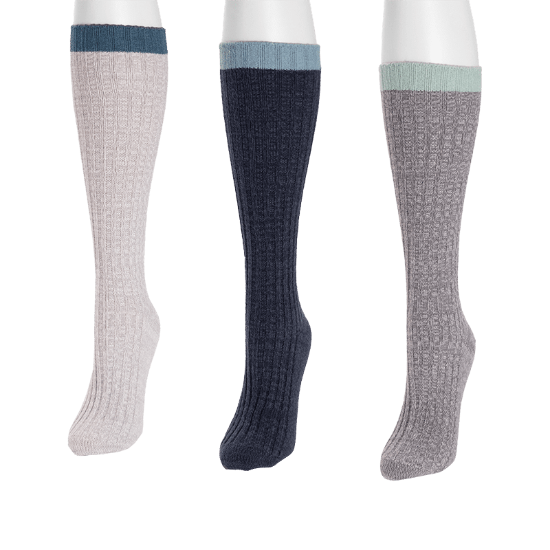 Tipped Slouch Socks (3 Pair Pack)