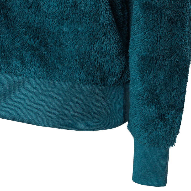 Oversized Sherpa Crew Neck