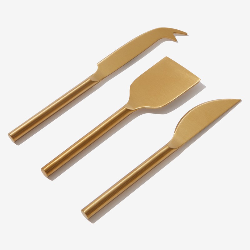 Gold Cheese Knives