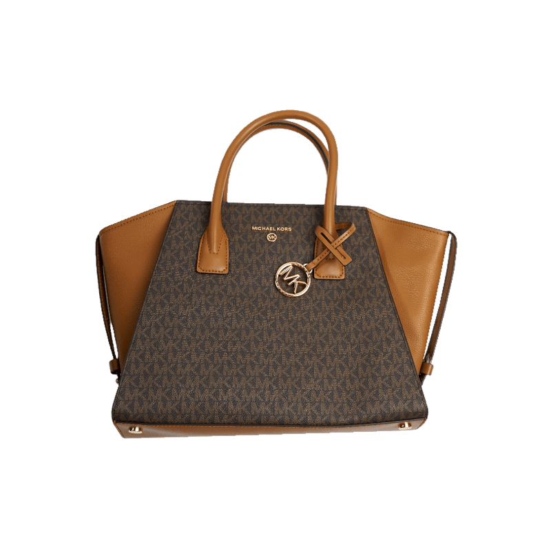 Lg Tz Satchel - Brn/Acorn