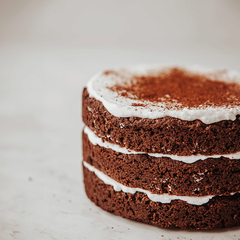 Ready-to-Serve Vegan Keto Chocolate Cake