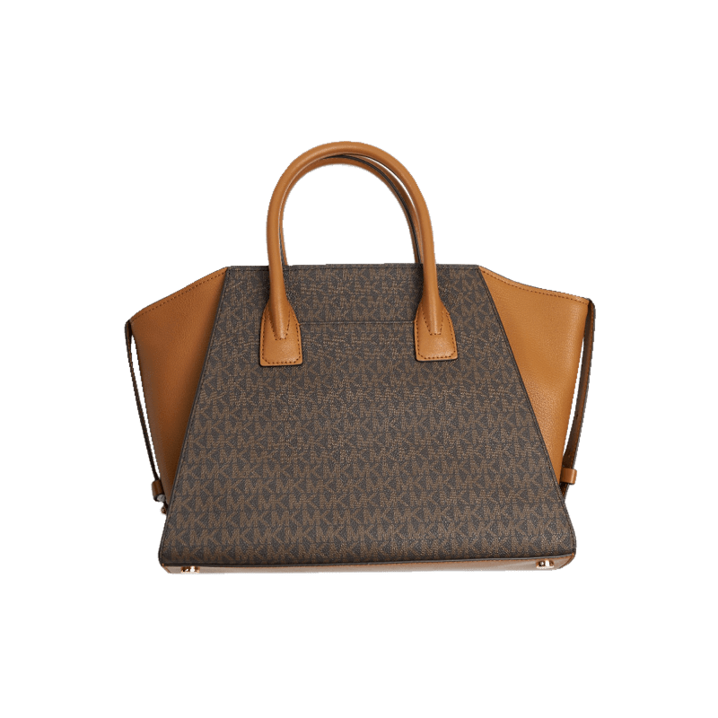 Lg Tz Satchel - Brn/Acorn