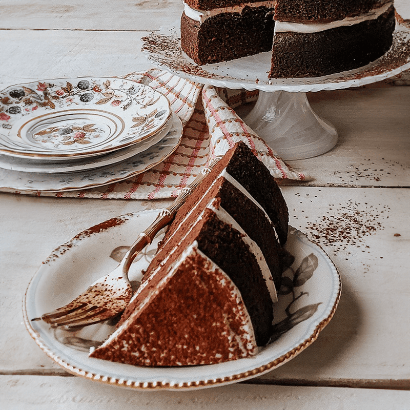 Ready-to-Serve Vegan Keto Chocolate Cake