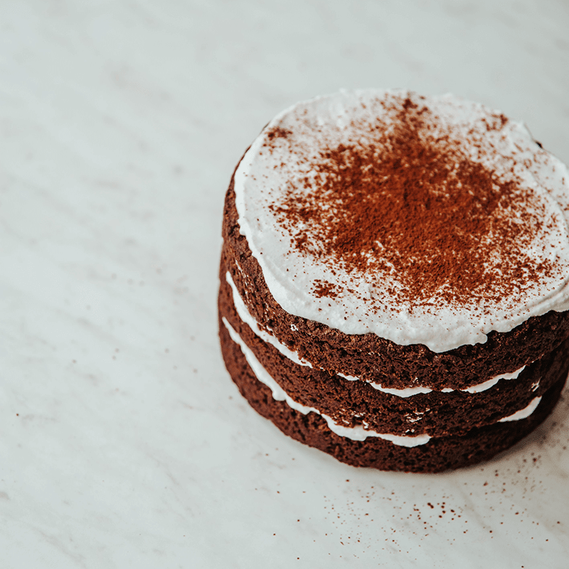 Ready-to-Serve Vegan Keto Chocolate Cake