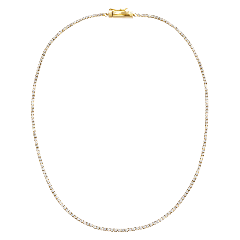 Classic Thin Tennis Necklace
