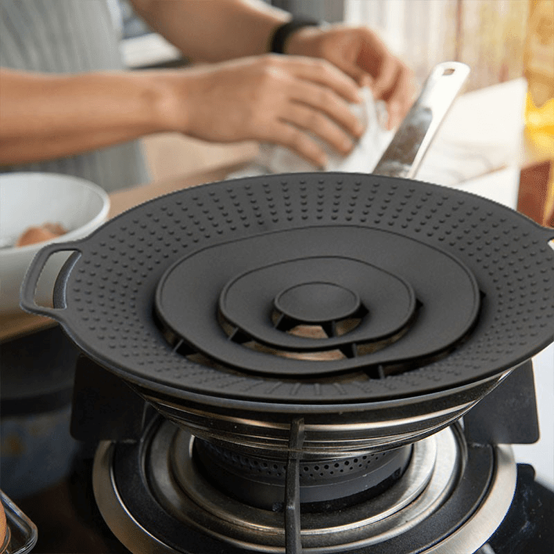 Boil Over Silicone Spill Stopper Lid