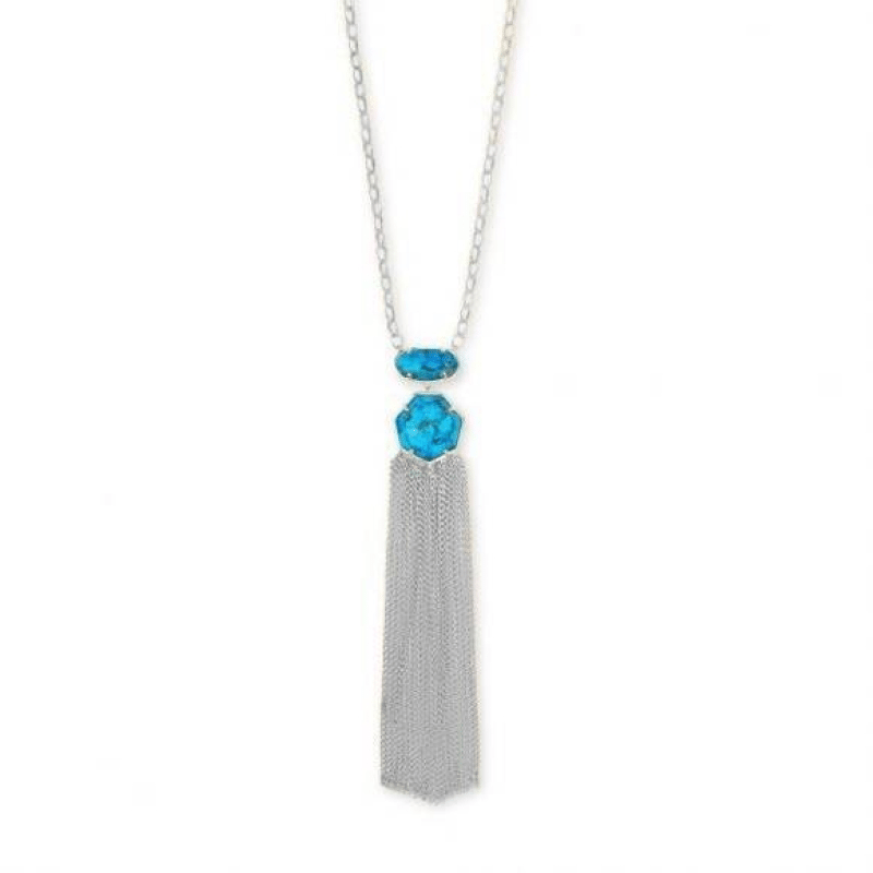 Tae Long Pendant Neck In Dichroic Glass