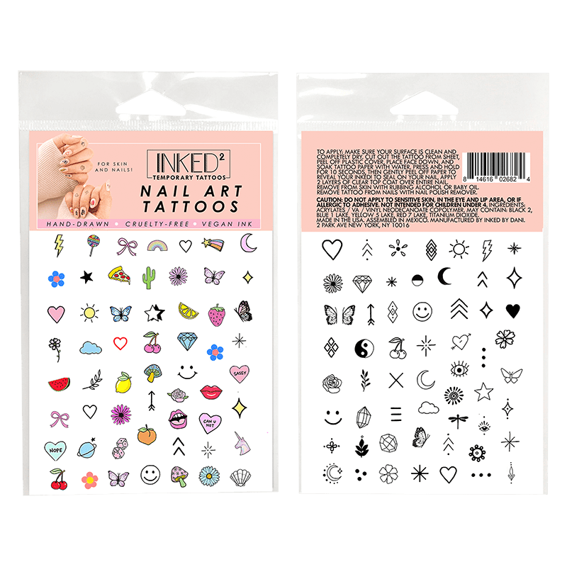 Inked2 Nail Art Sheet