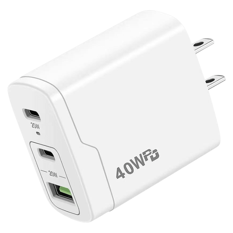 PD 40W 3-Port Wall Adaptor