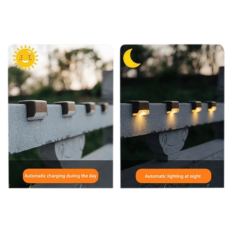 Solar LED Deck & Step Lights (8 Pack)