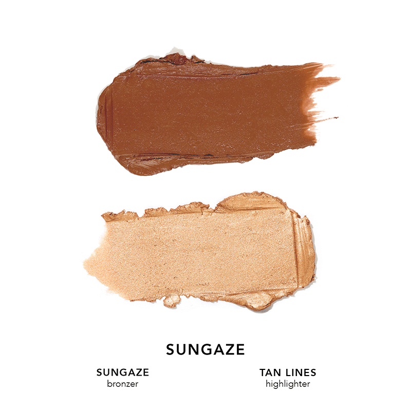 Bloom, Bronze & Glow Bronzer & Highlighter Duo in Sungaze