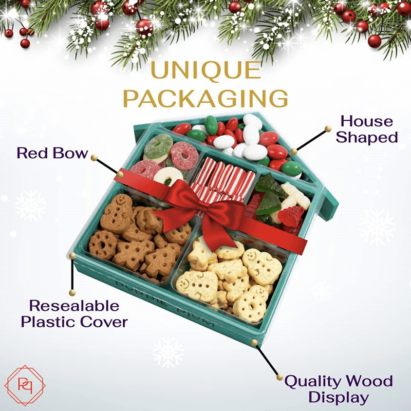 Christmas House Platter