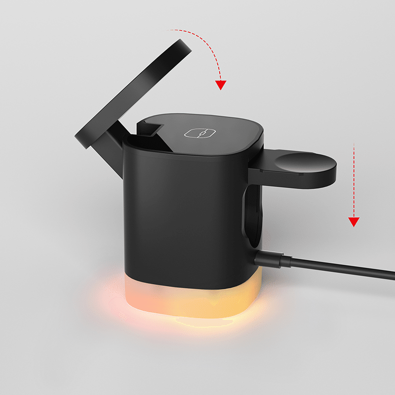 3-in-1 MagSafe Compatible Compact Wireless Charging Station