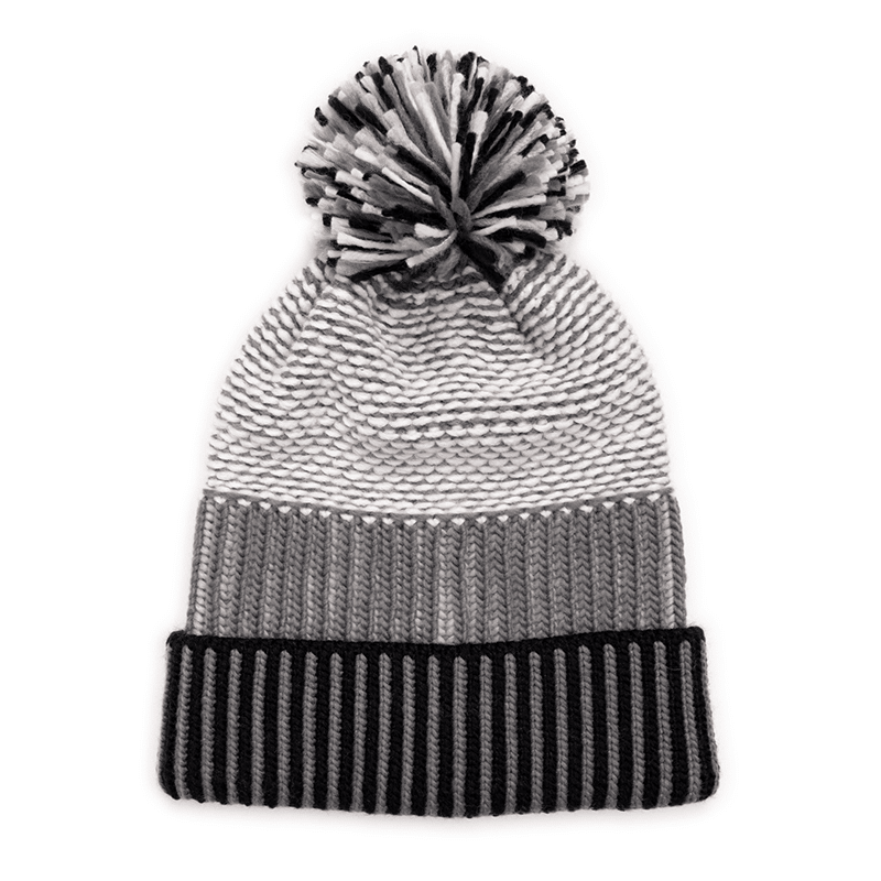 Textured Stripe Beanie