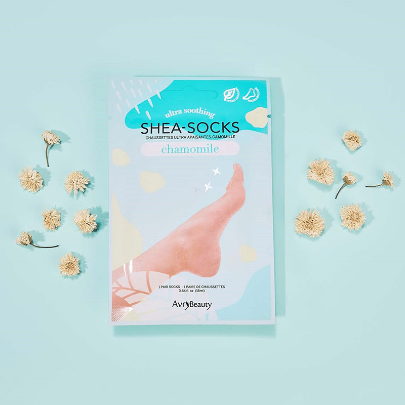 2-Pack Bundle: Ultra Nourishing SHEA-GLOVES Chamomile & Ultra Soothing SHEA-SOCKS Chamomile