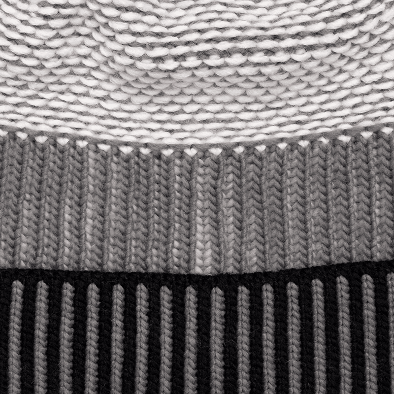 Textured Stripe Beanie