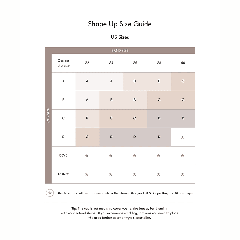 Shape Up Adhesive Bra