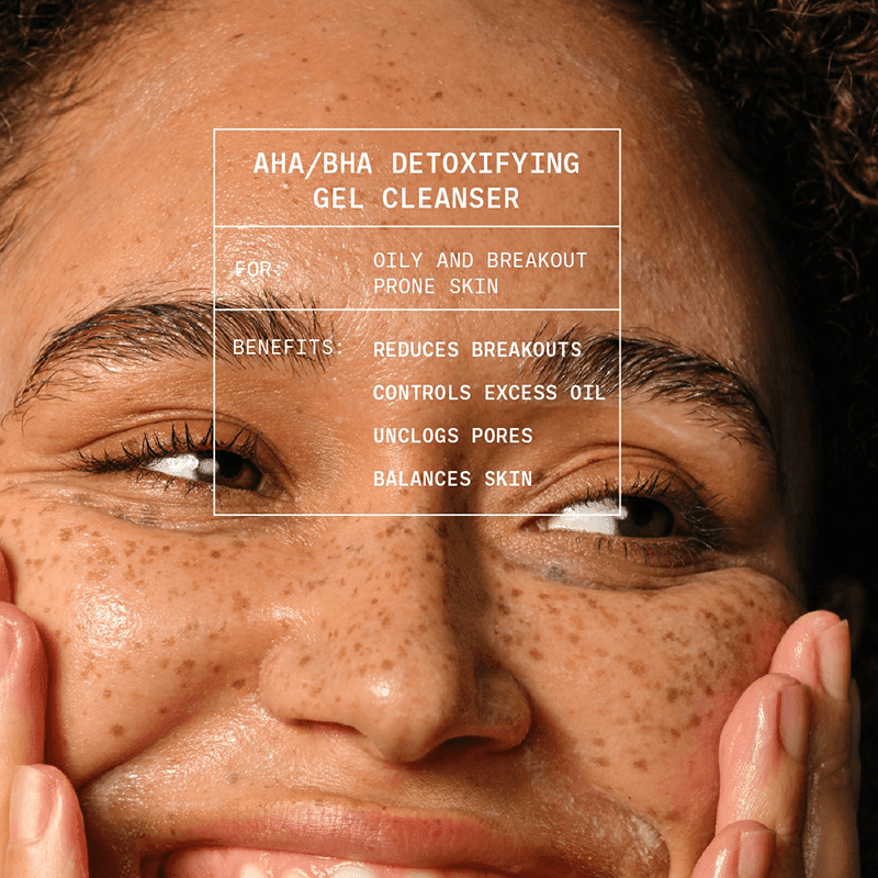 Detoxifying AHA/BHA Gel Cleanser