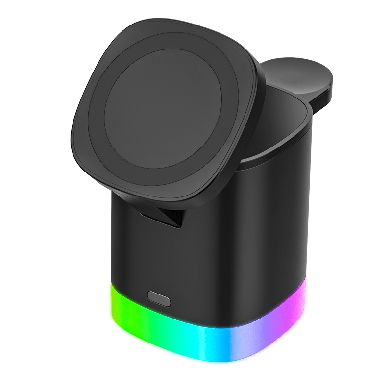 3-in-1 MagSafe Compatible Compact Wireless Charging Station
