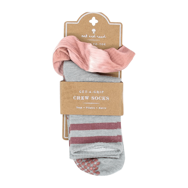 Get-a-Grip Varsity Crew Socks Tie Dye Scrunchie